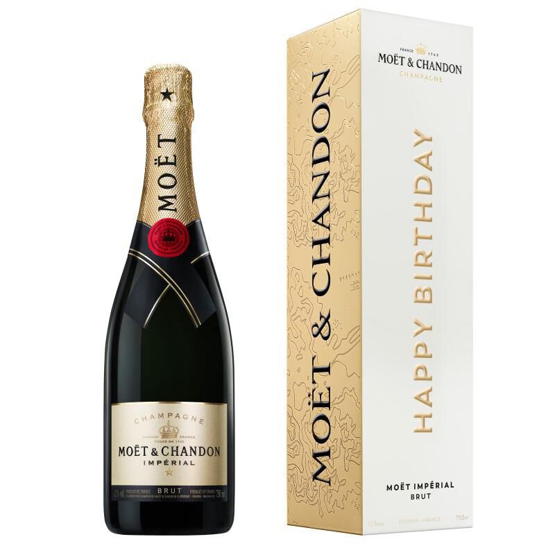 Moët & Chandon Happy Birthday Gift Box 750ml image number 0