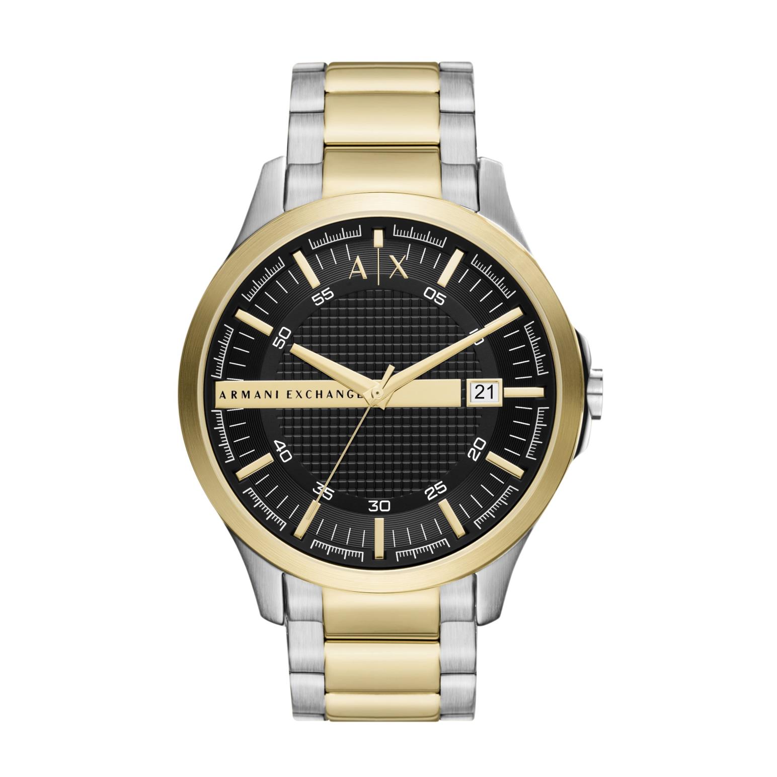 Armani Exchange Hampton Gold, Silver Watch AX2453