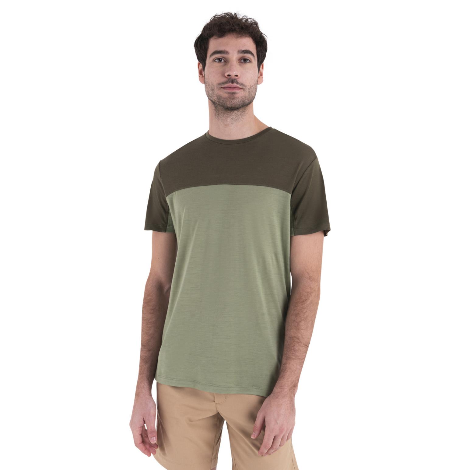 Icebreaker Mens Merino 125 Cool-Lite Sphere III SS Tee Colour Block