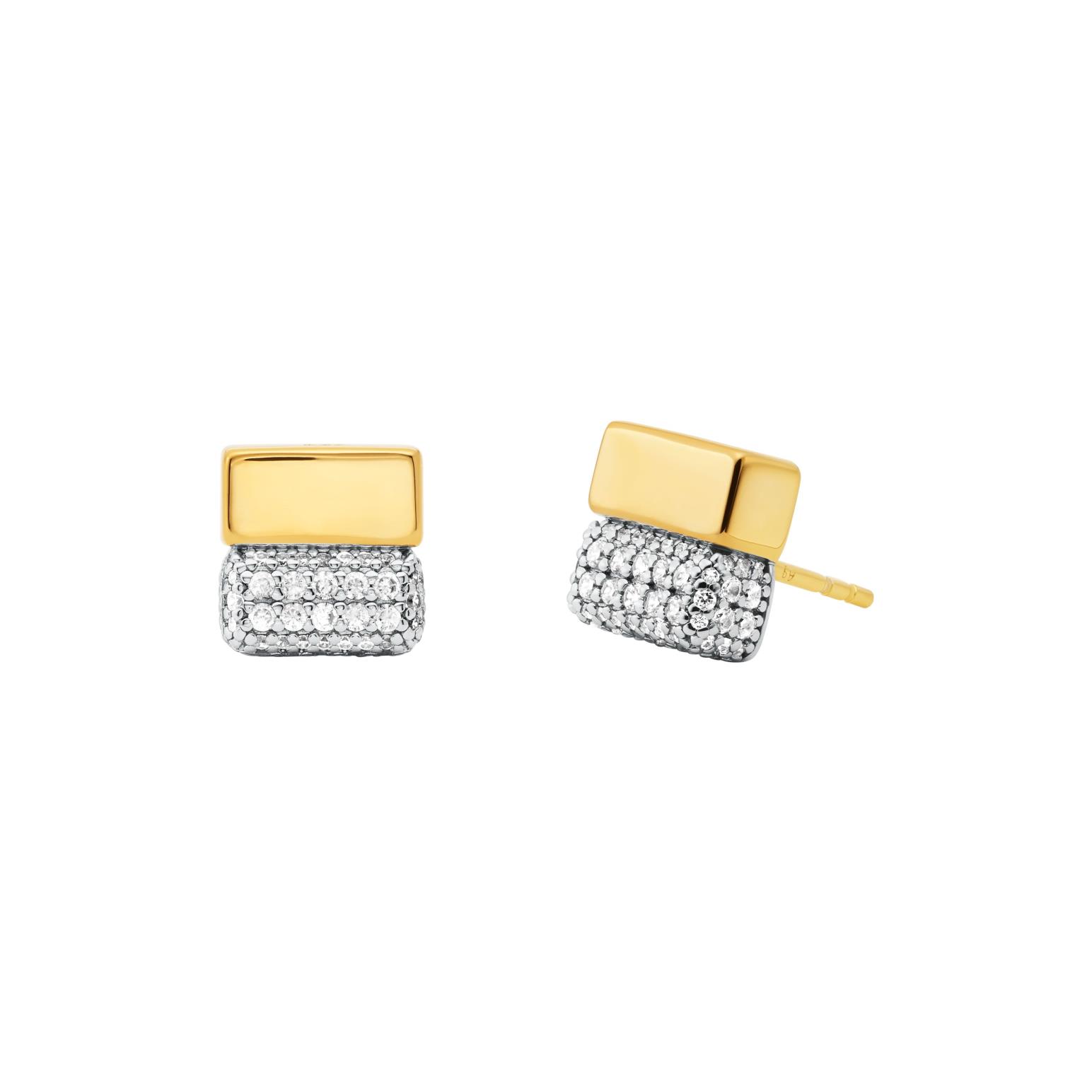 Michael Kors 14K Gold-Plated Sterling Silver Stud Earrings