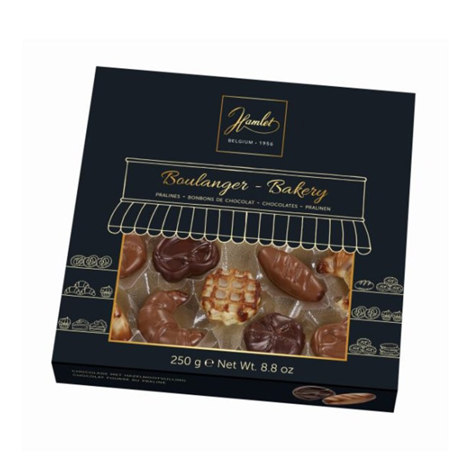 Hamlet Bakery Chocolates with Hazelnut Filling 250g