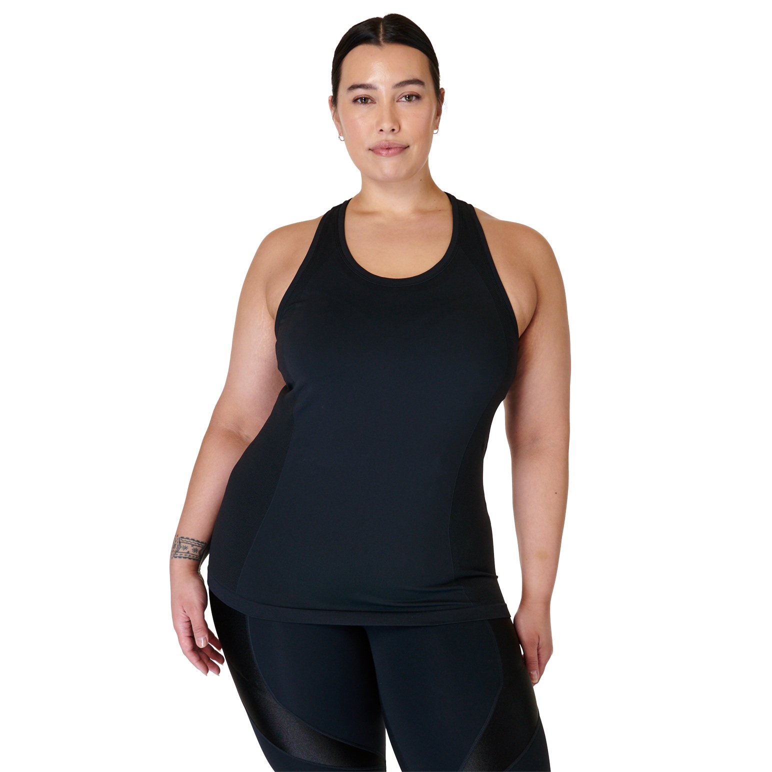 Sweaty Betty Athlete Seamless Workout Tank Top Black