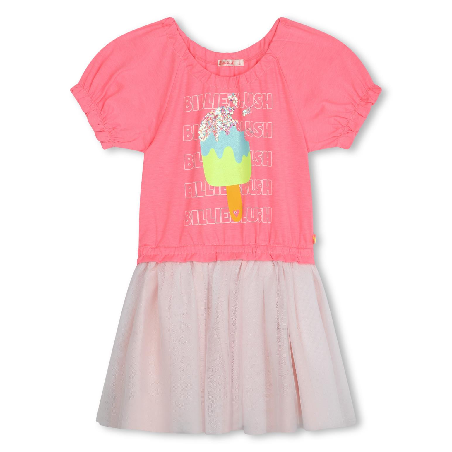 Billieblush Bi-Material Dress 3 - 8Y