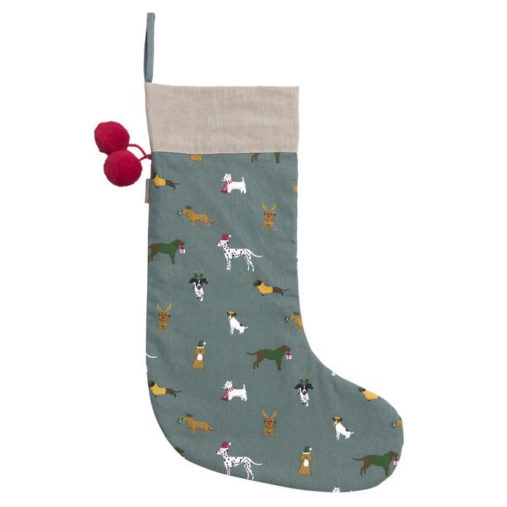 Sophie Allport Christmas Stocking - Christmas Dogs