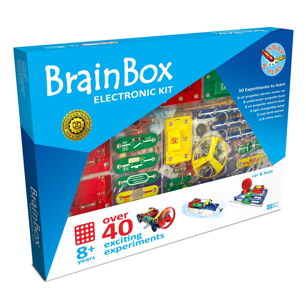 Brain Box Car & Boat Experiment Kit