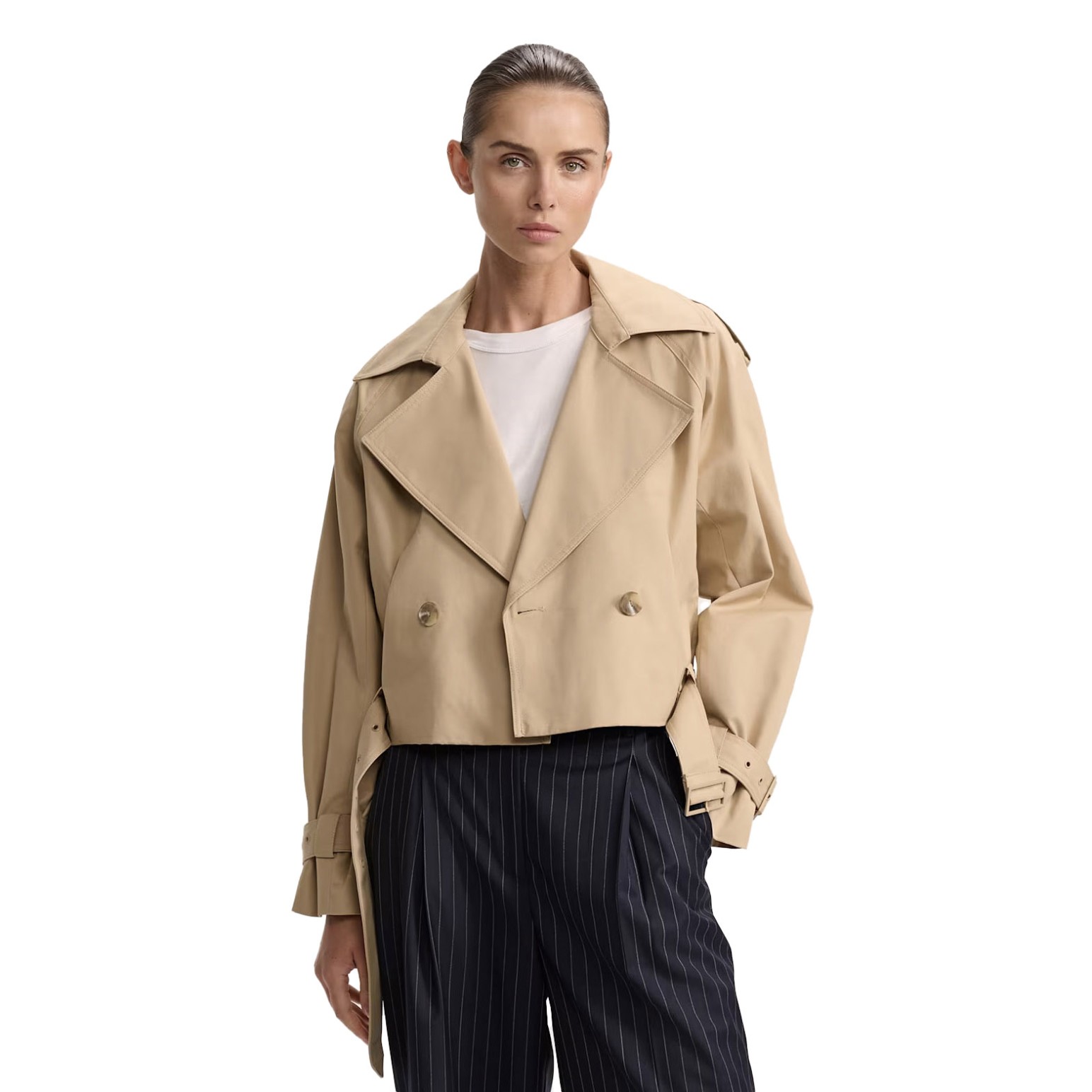 SABA Lana Cropped Trench