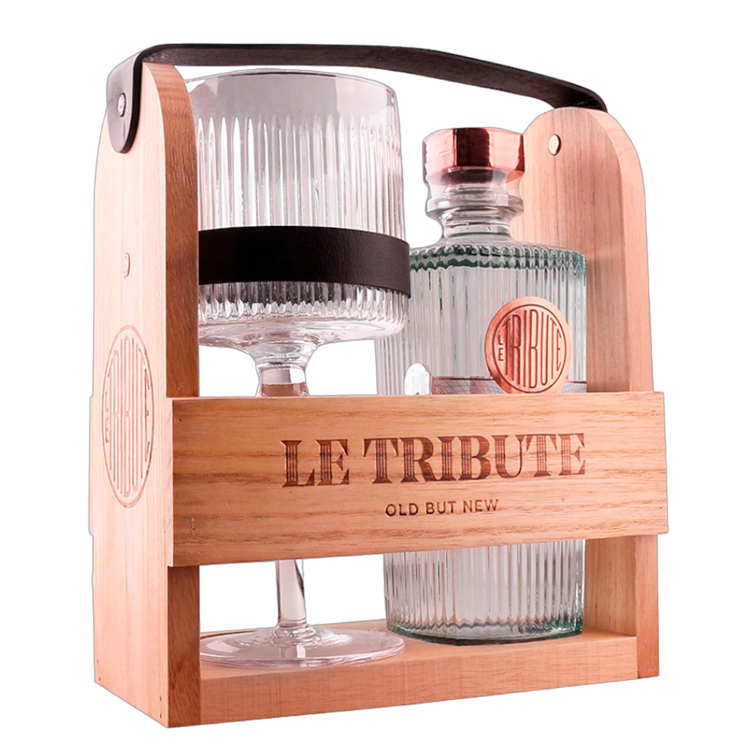 Le Tribute Gin 700ml with Balloon Glass Gift Pack