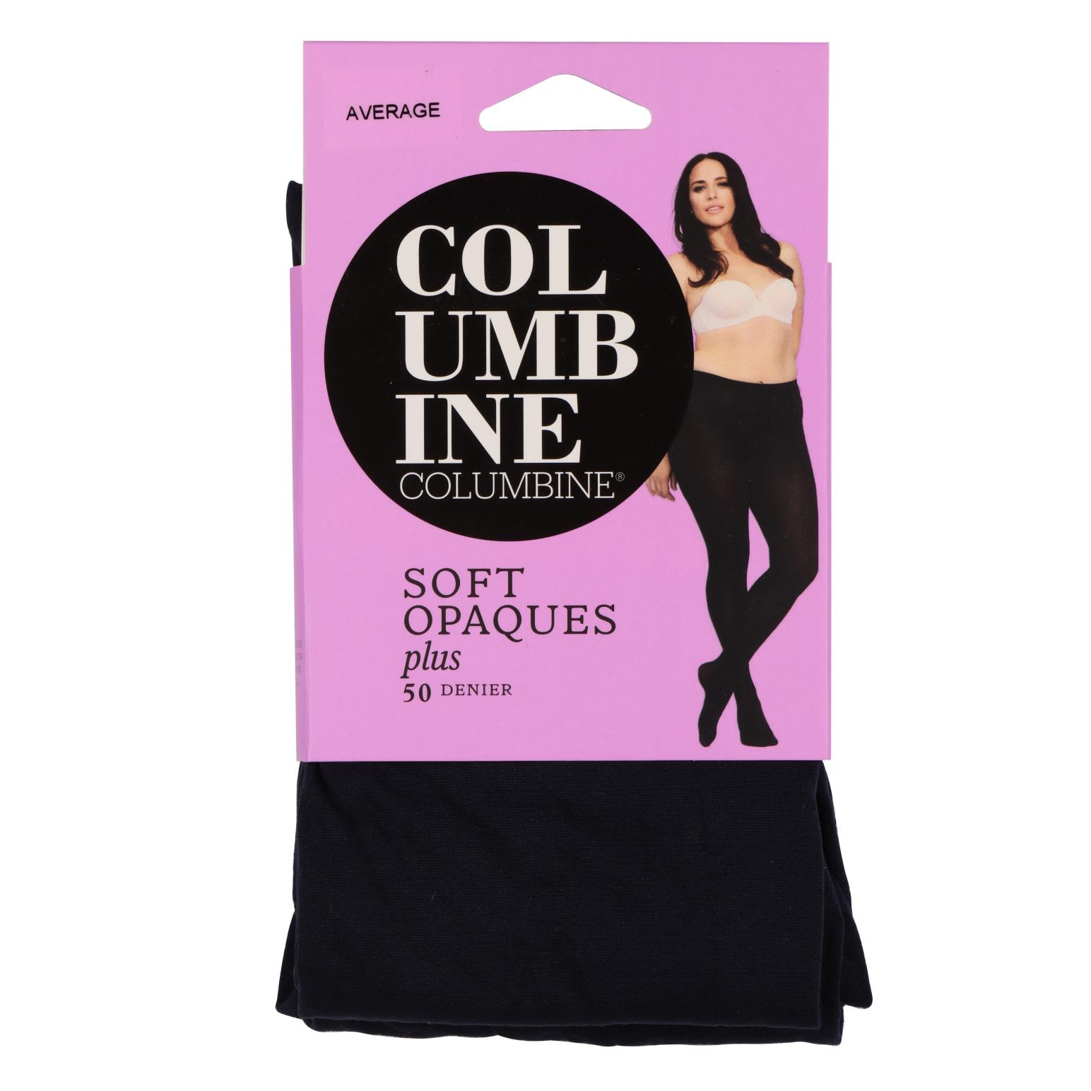 Columbine Pretty Plus 50 Denier Opaque Pantihose