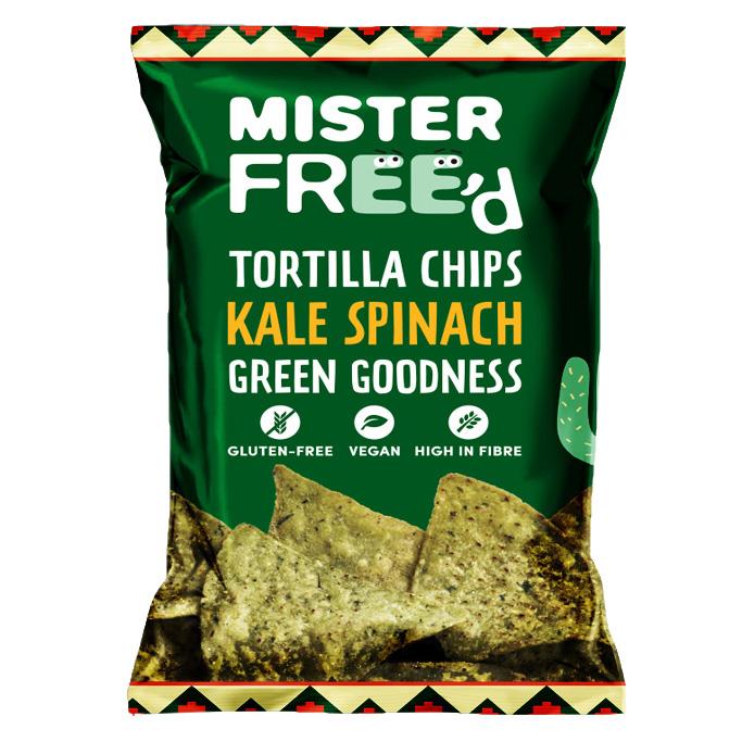 Mister Free'D Tortilla Chips With Kale & Spinach