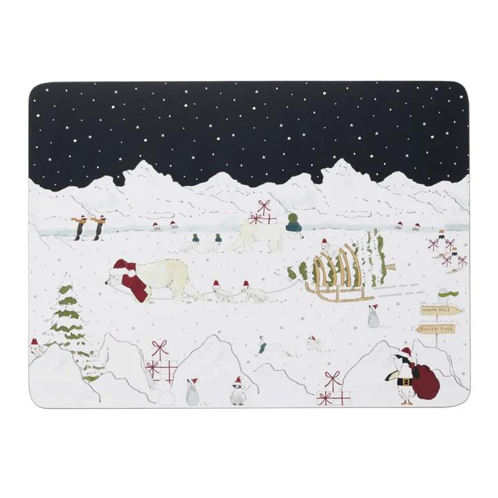 Sophie Allport Placemats - Set Of 4 - Snow Season