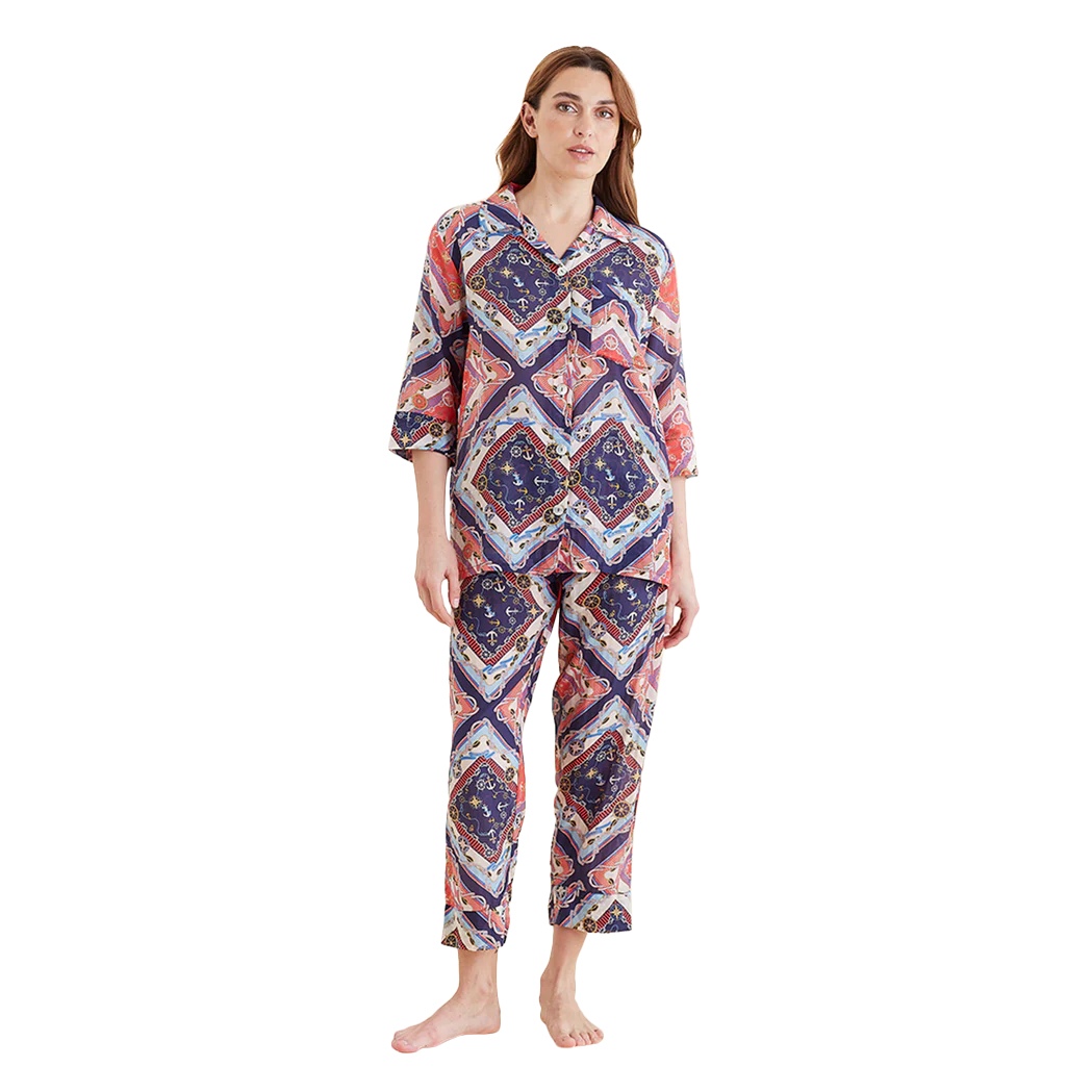 Papinelle Marine Crop Pj Set