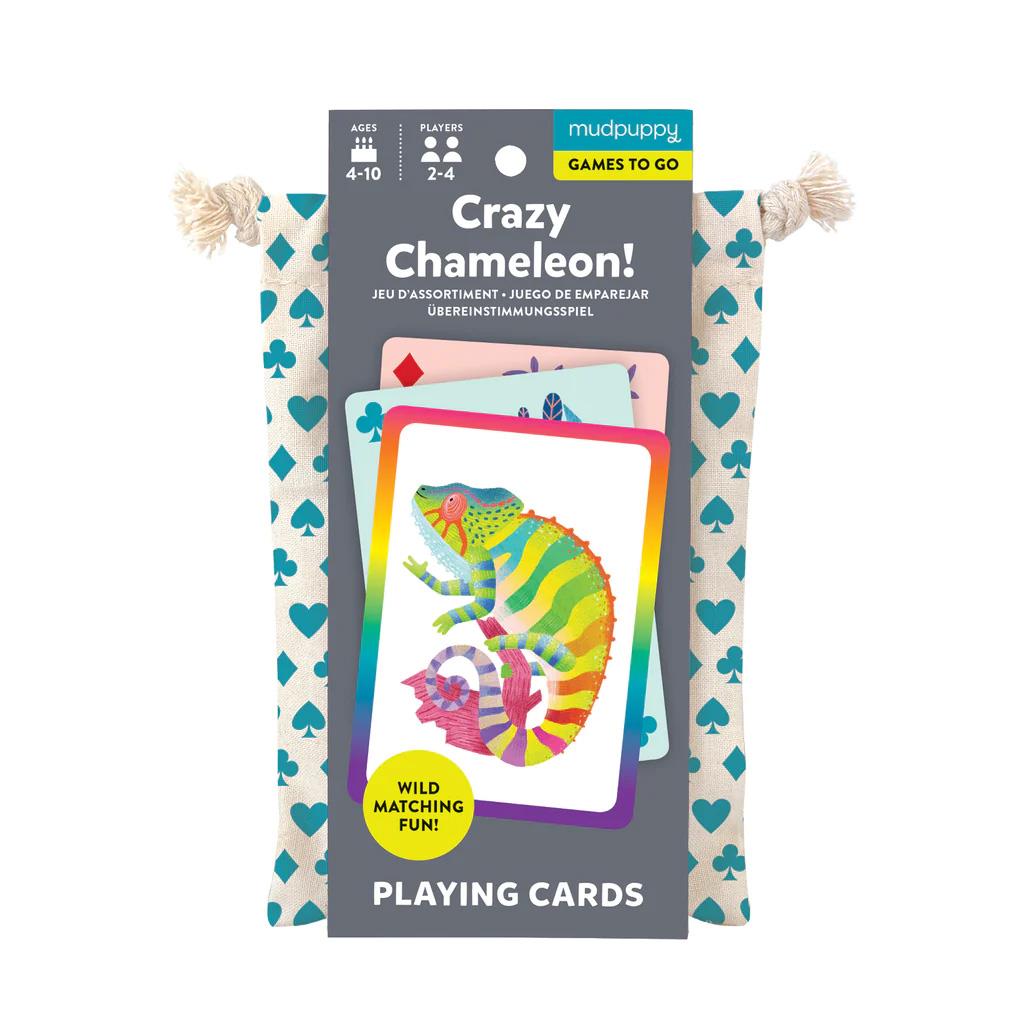 Mudpuppy Crazy Chameleon Playing Cards To Go