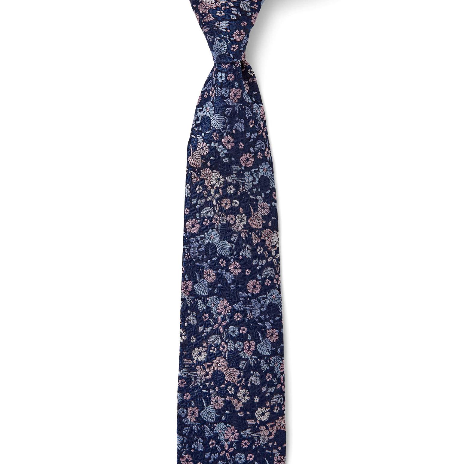 Cambridge Small Flora 7.5cm Tie