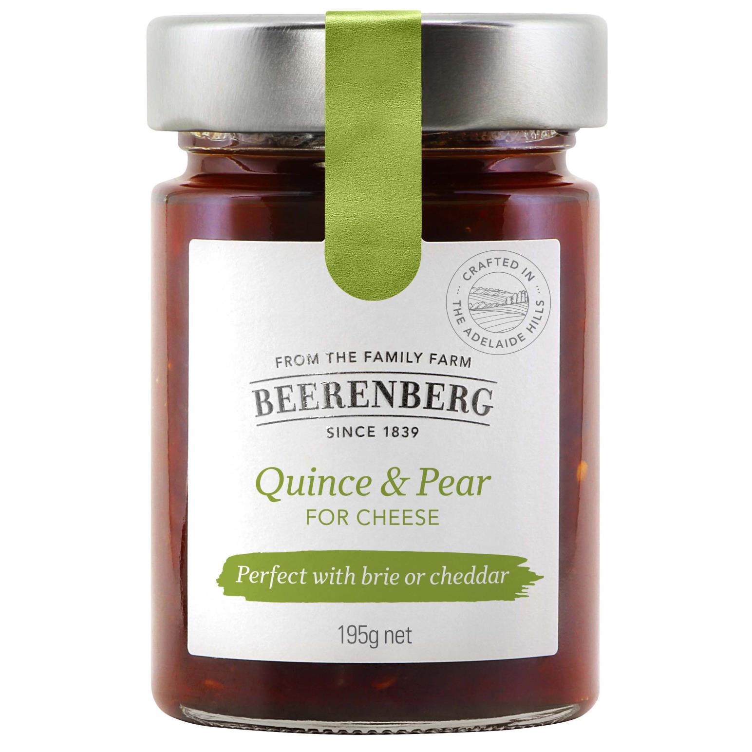 Beerenberg Quince & Pear For Cheese 170g