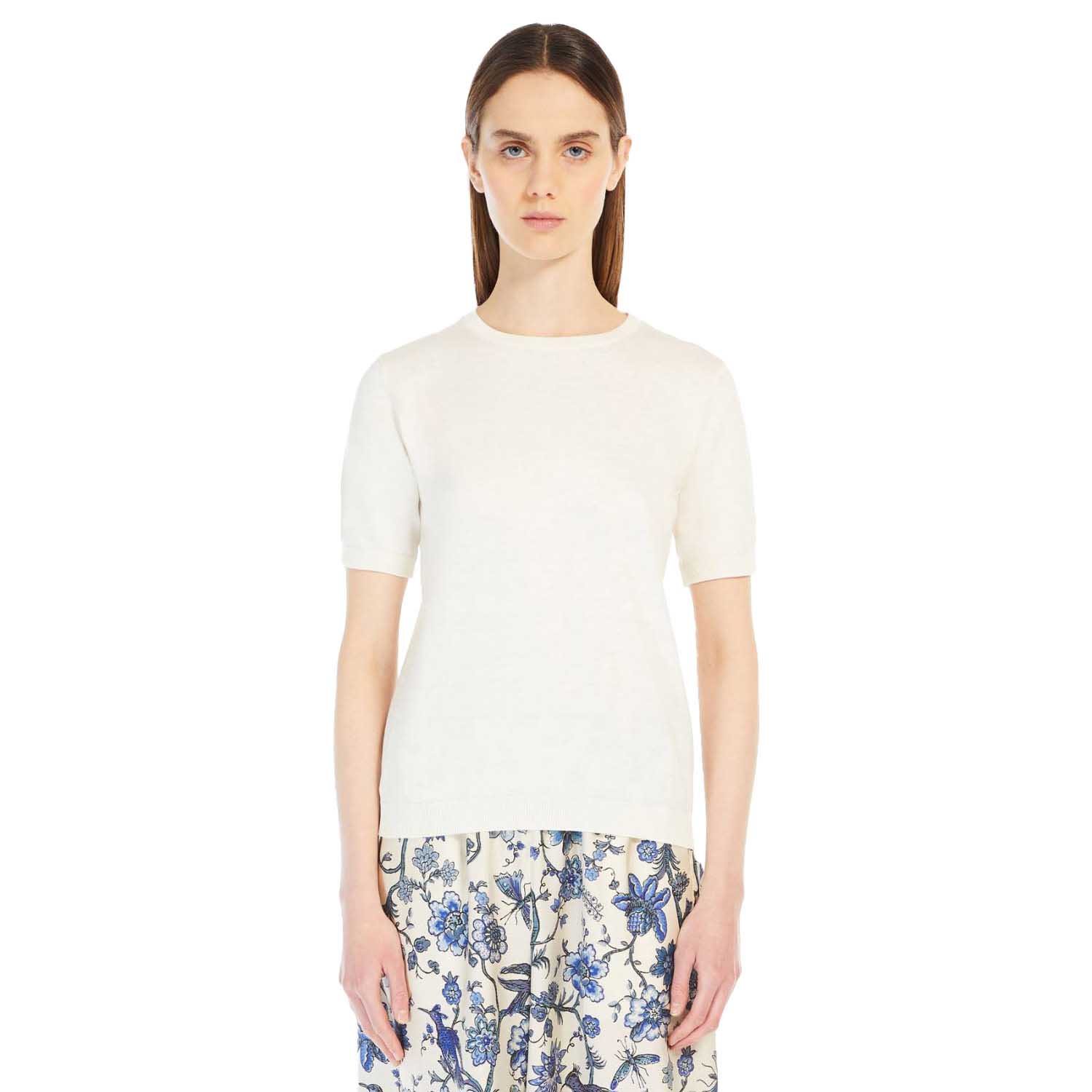 Weekend Max Mara Agro Short Sleeve Knit T-Shirt