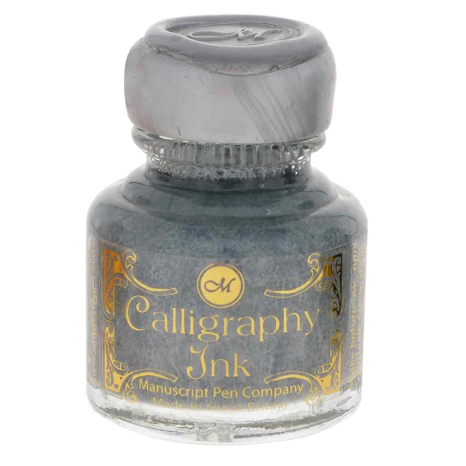 Manuscript Calligraphy Gift Ink Silver 30ml