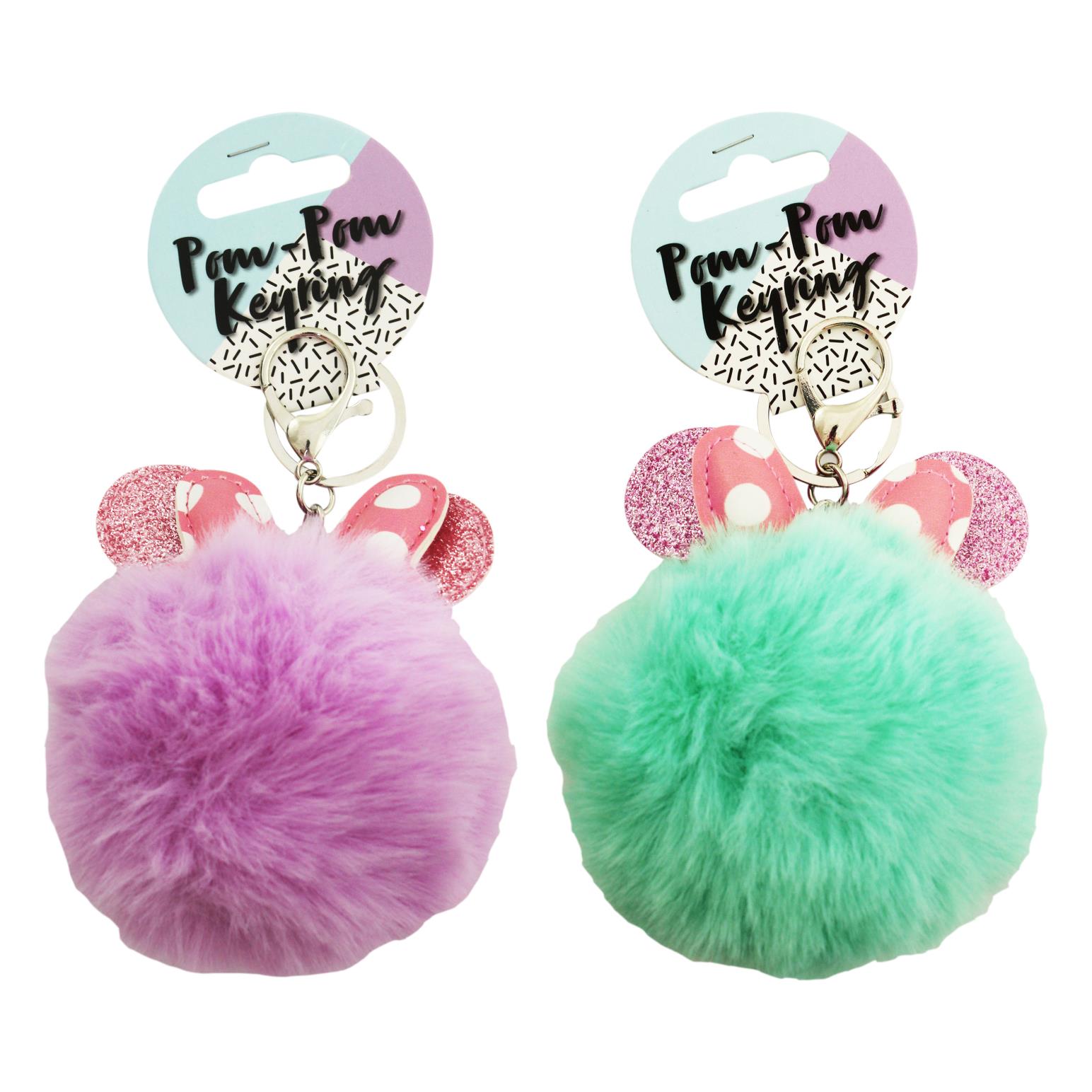 Sweetpea Pom Pom Silly Eats Key Ring - Assorted