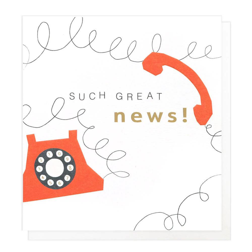 Caroline Gardner Such Great News Card