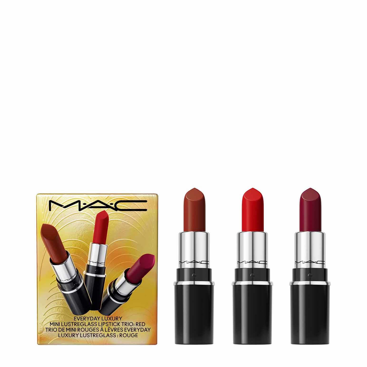 M.A.C Everyday Luxury Mini Lustreglass Lipstick Trio: Neutral