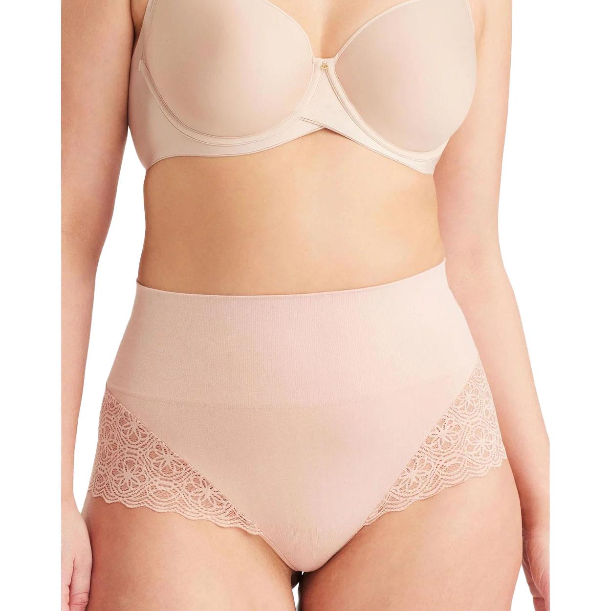 Nancy Ganz Bamboo & Lace Waisted Thong