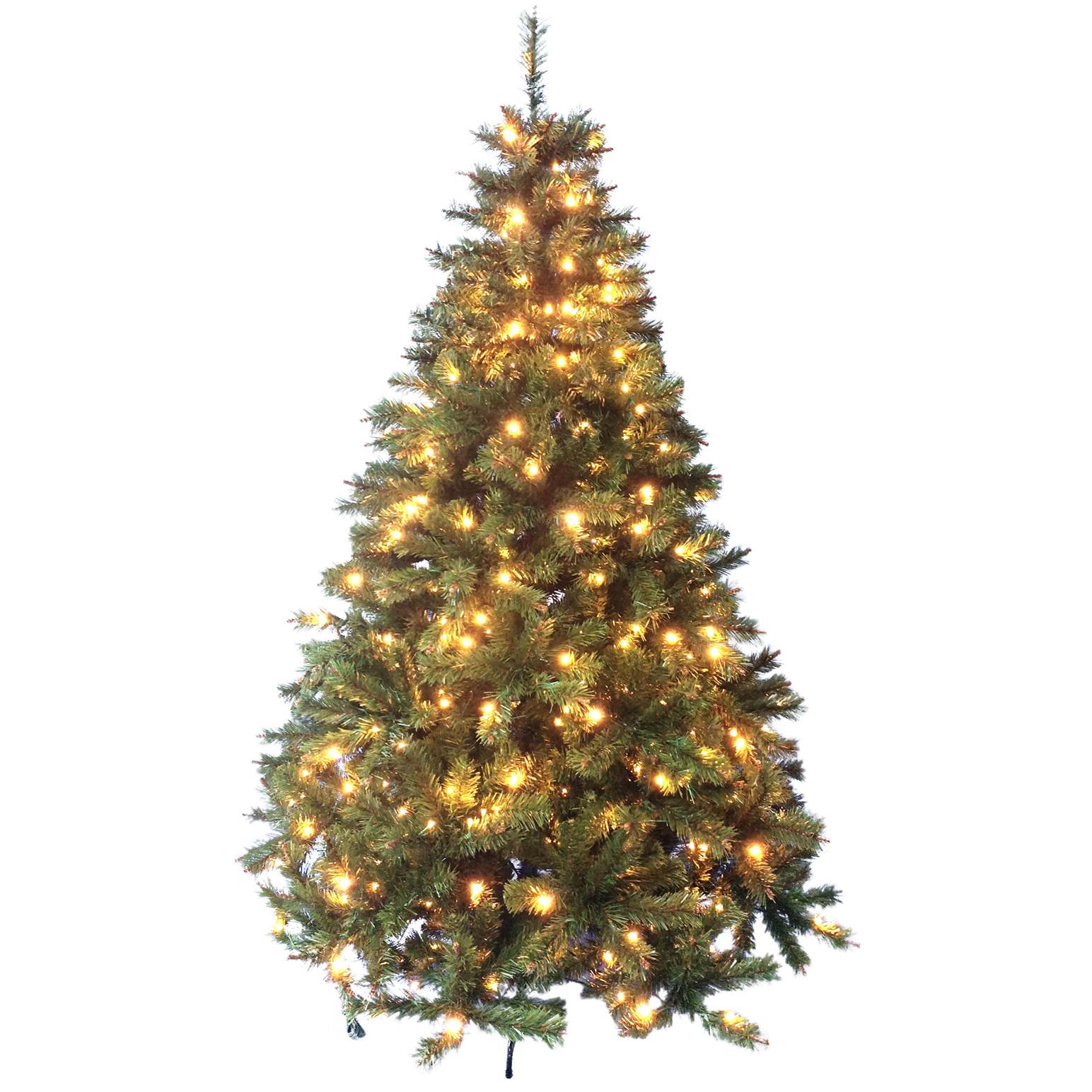 Christmas Tree Alps Pine With Lights 6.5 Foot