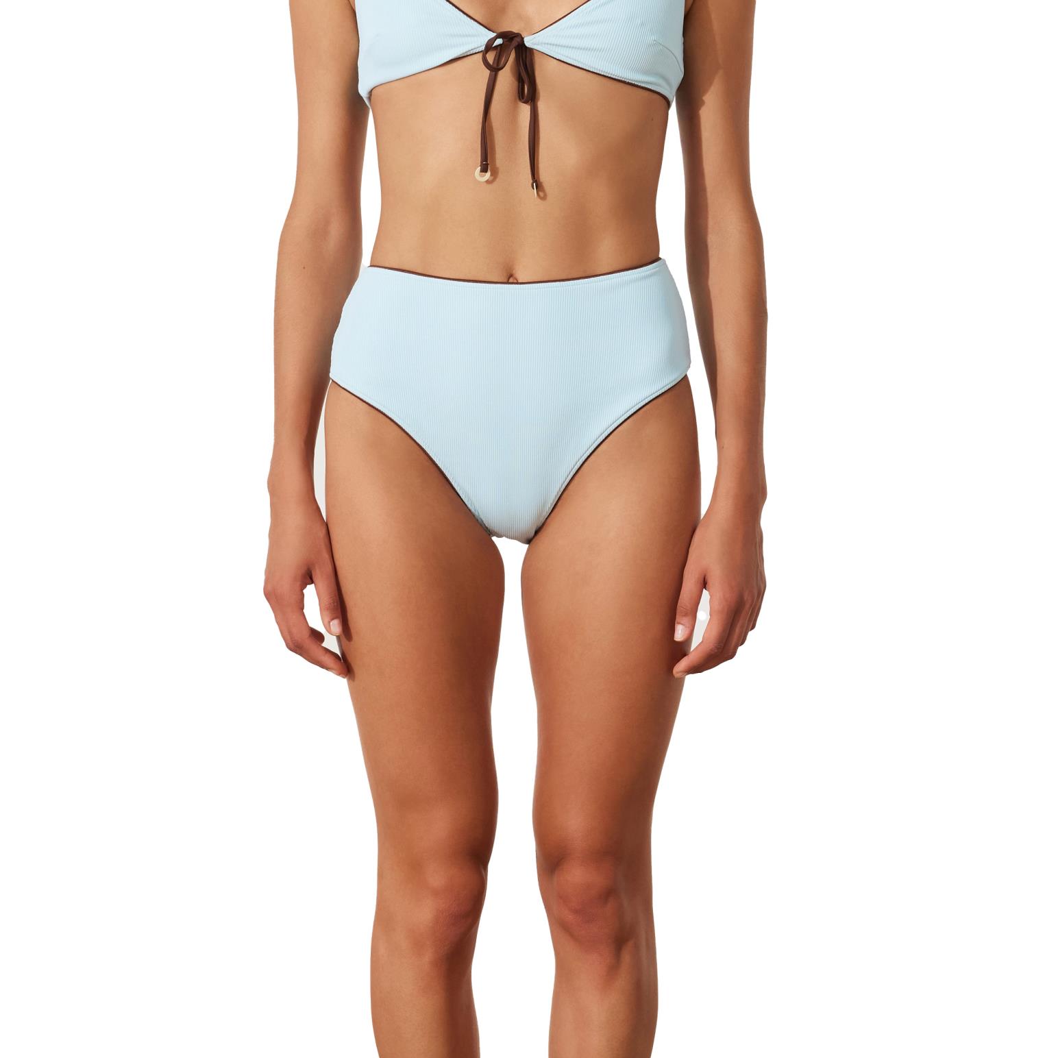 Zulu & Zephyr Sky Rib Waisted Full Brief