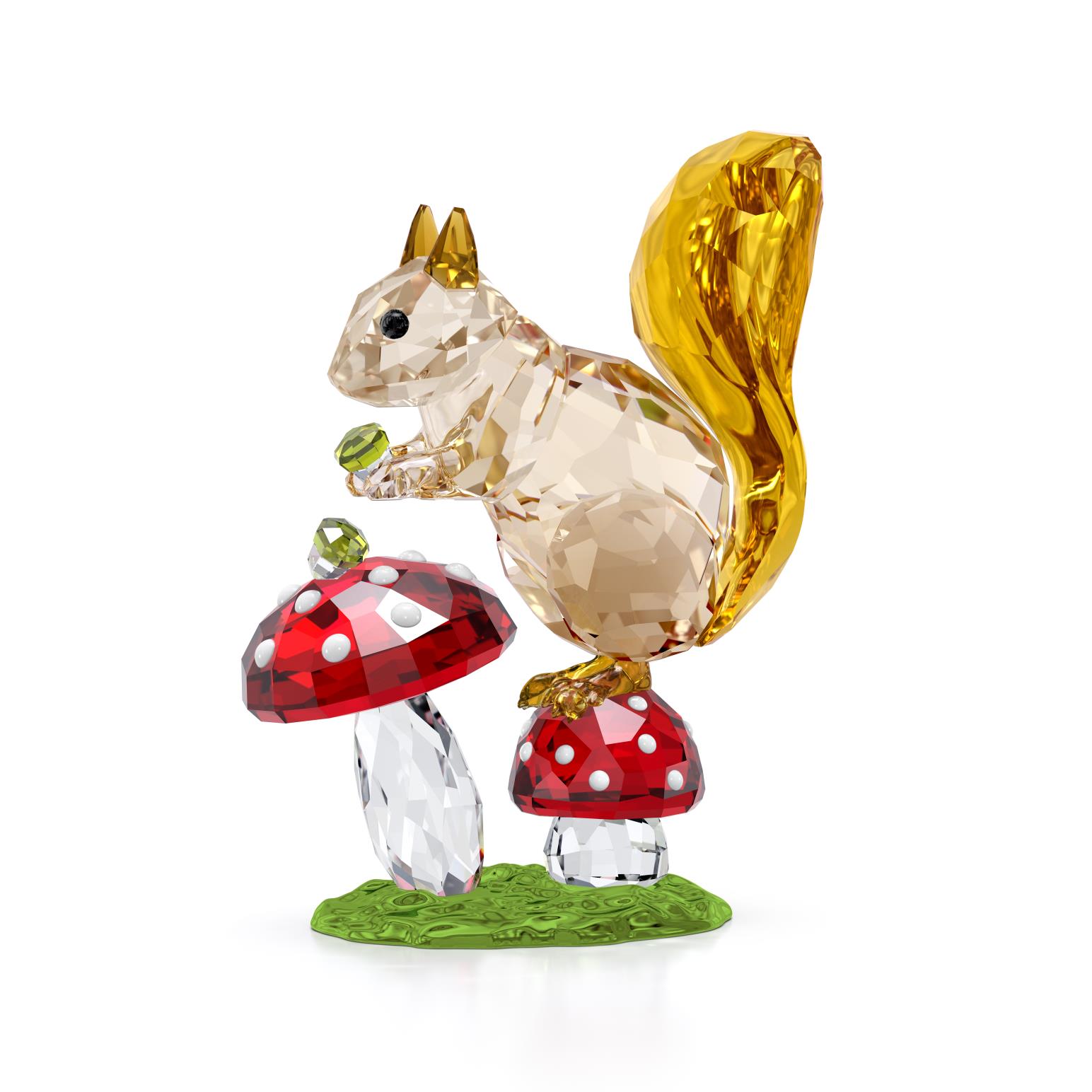 Swarovski Idyllia - Squirrel & Mushrooms