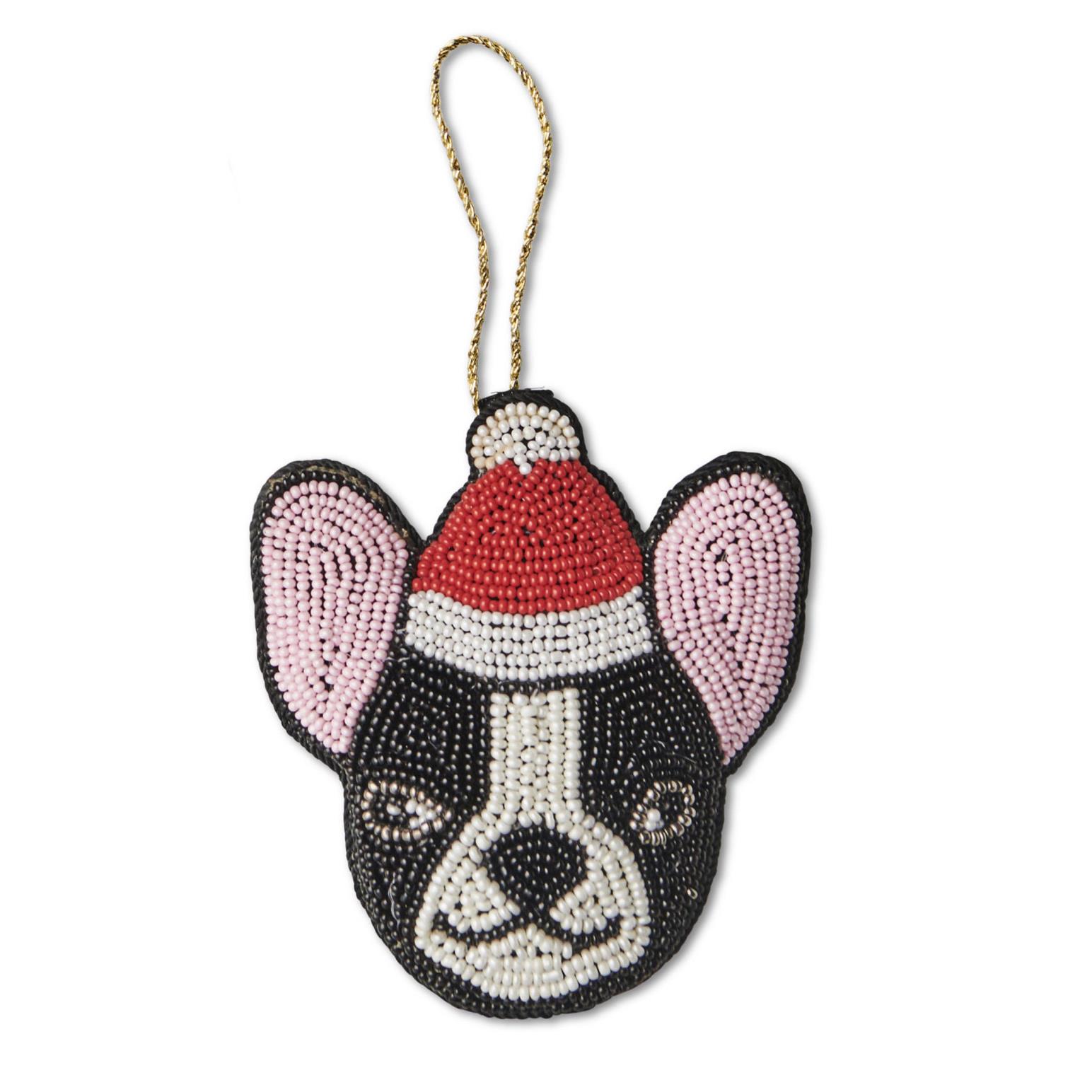 Kip & Co Dog Santa Decoration