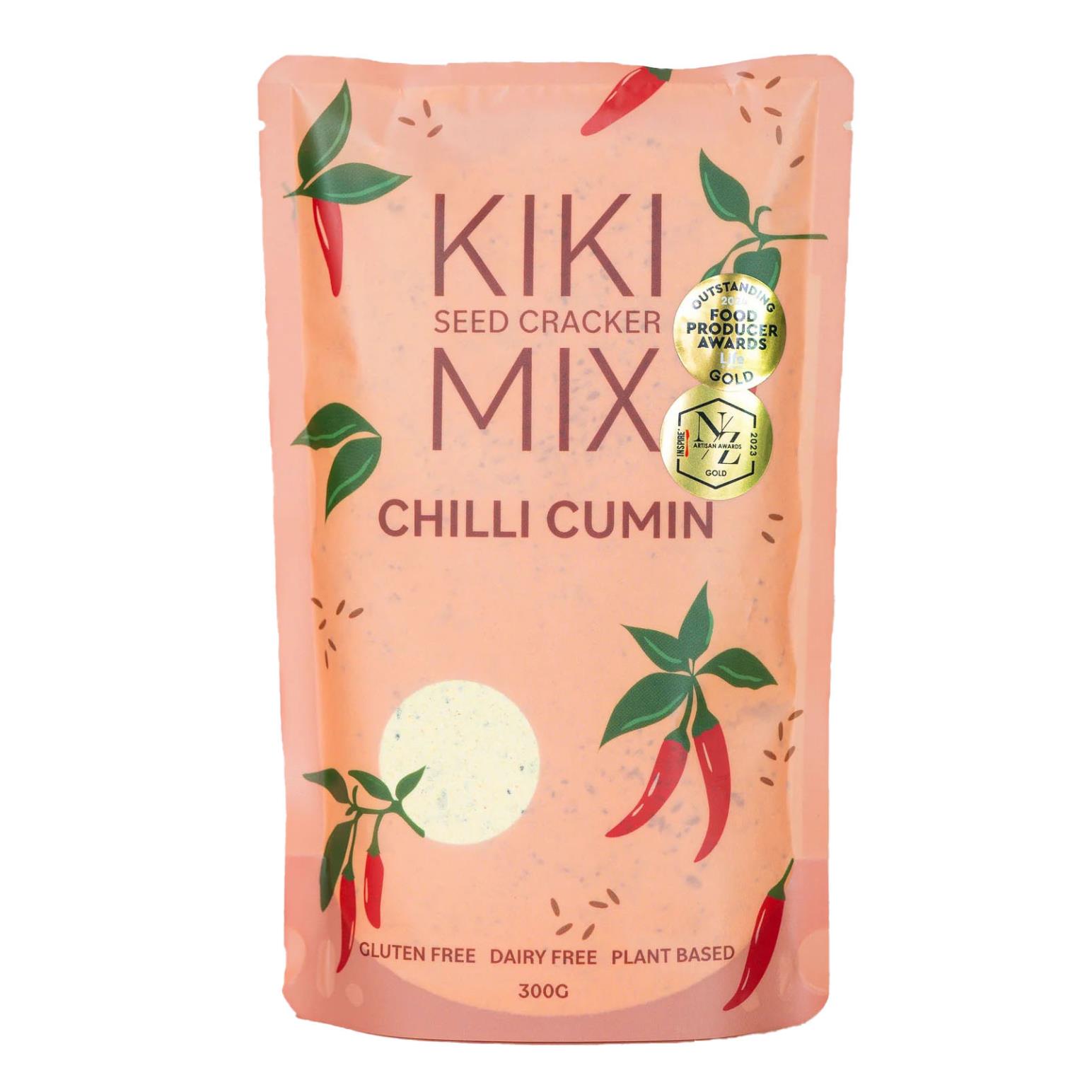 Kiki Seed Cracker Mix - Chilli Cumin GF 300g