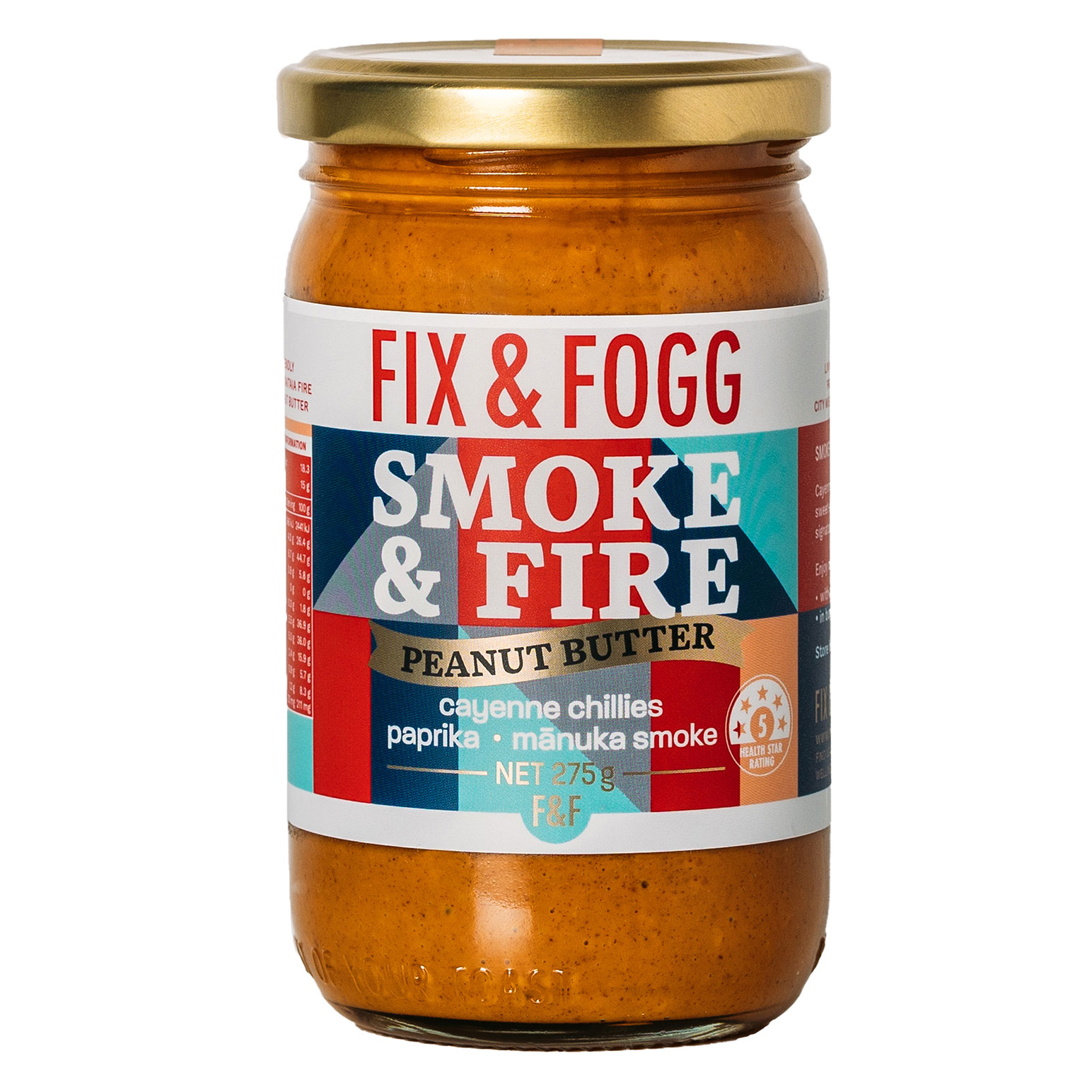 Fix & Fogg Smoke & Fire Peanut Butter 275g