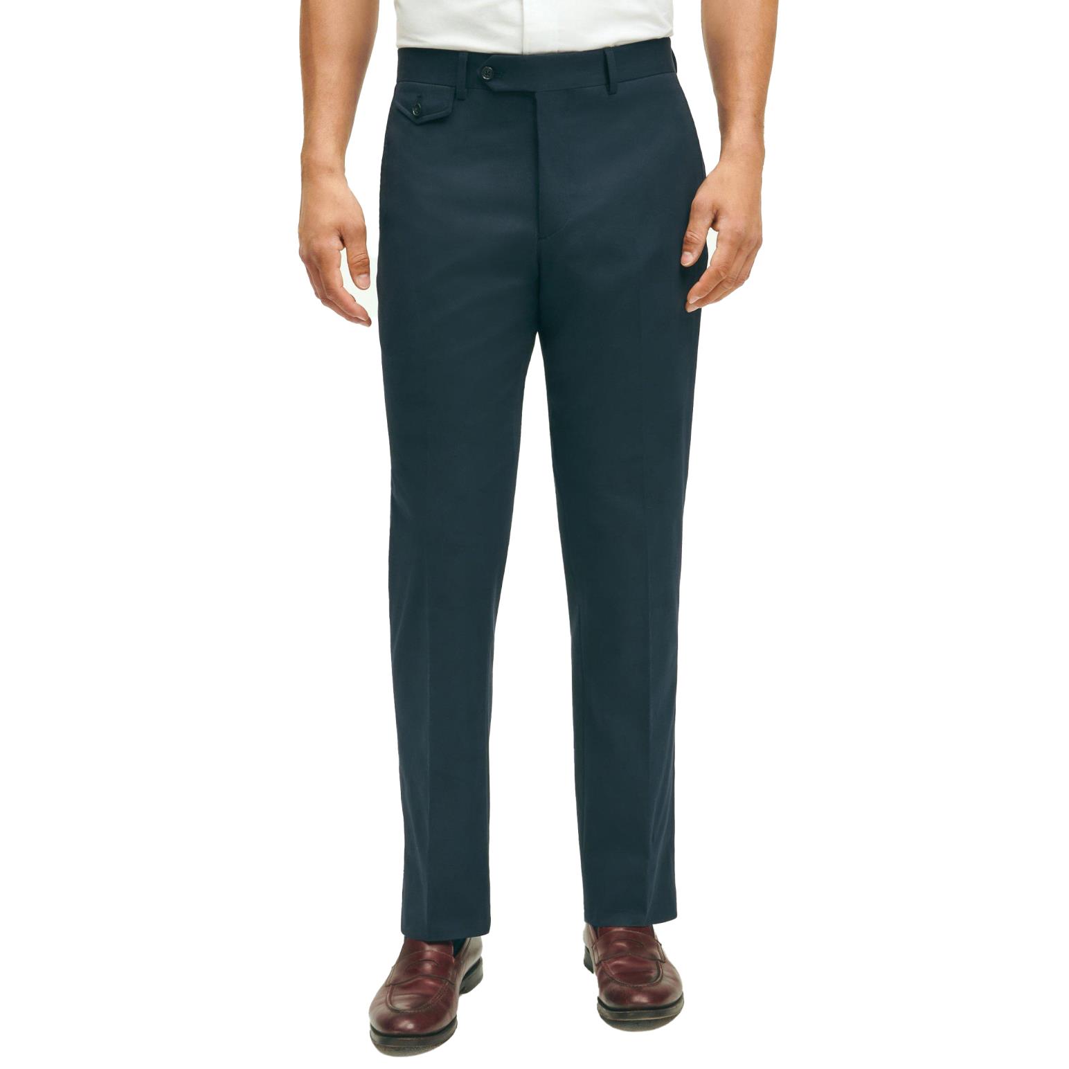 Brooks Brothers Classic Fit Stretch Cotton Suit Trousers