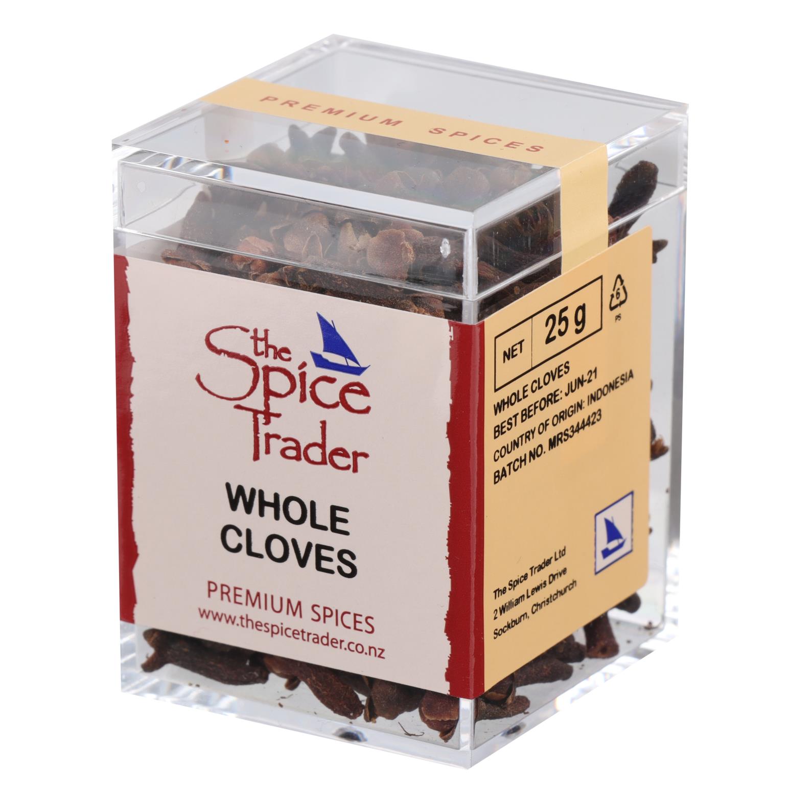 Spice Trader Whole Cloves 25g