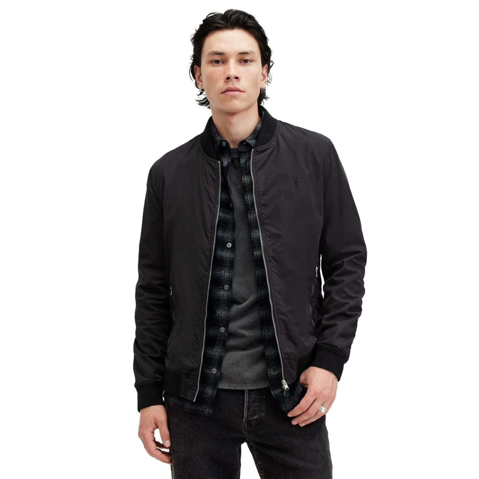 AllSaints Bassett Ramskull Bomber Jacket