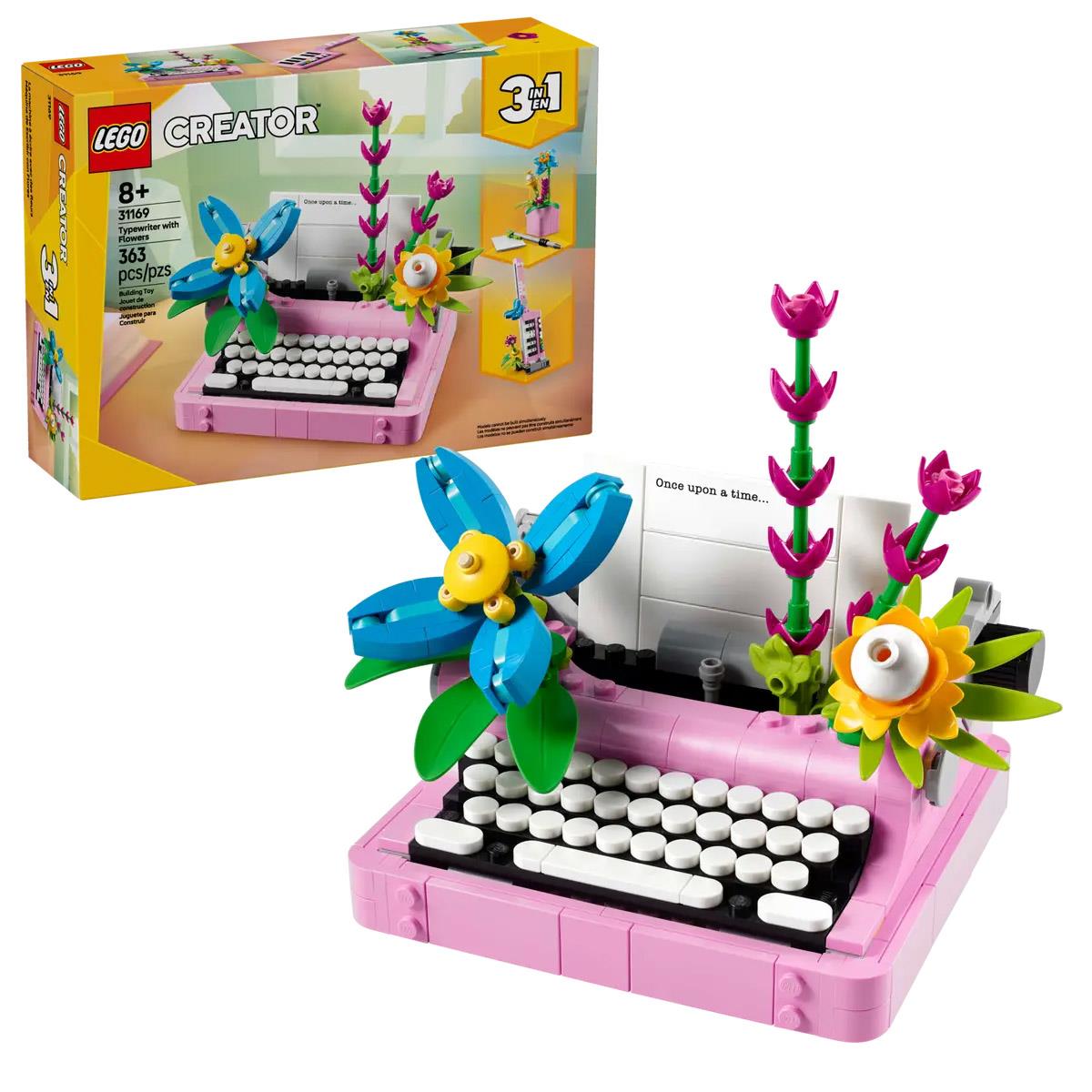 LEGO Creator 3in1 Typewriter with Flowers