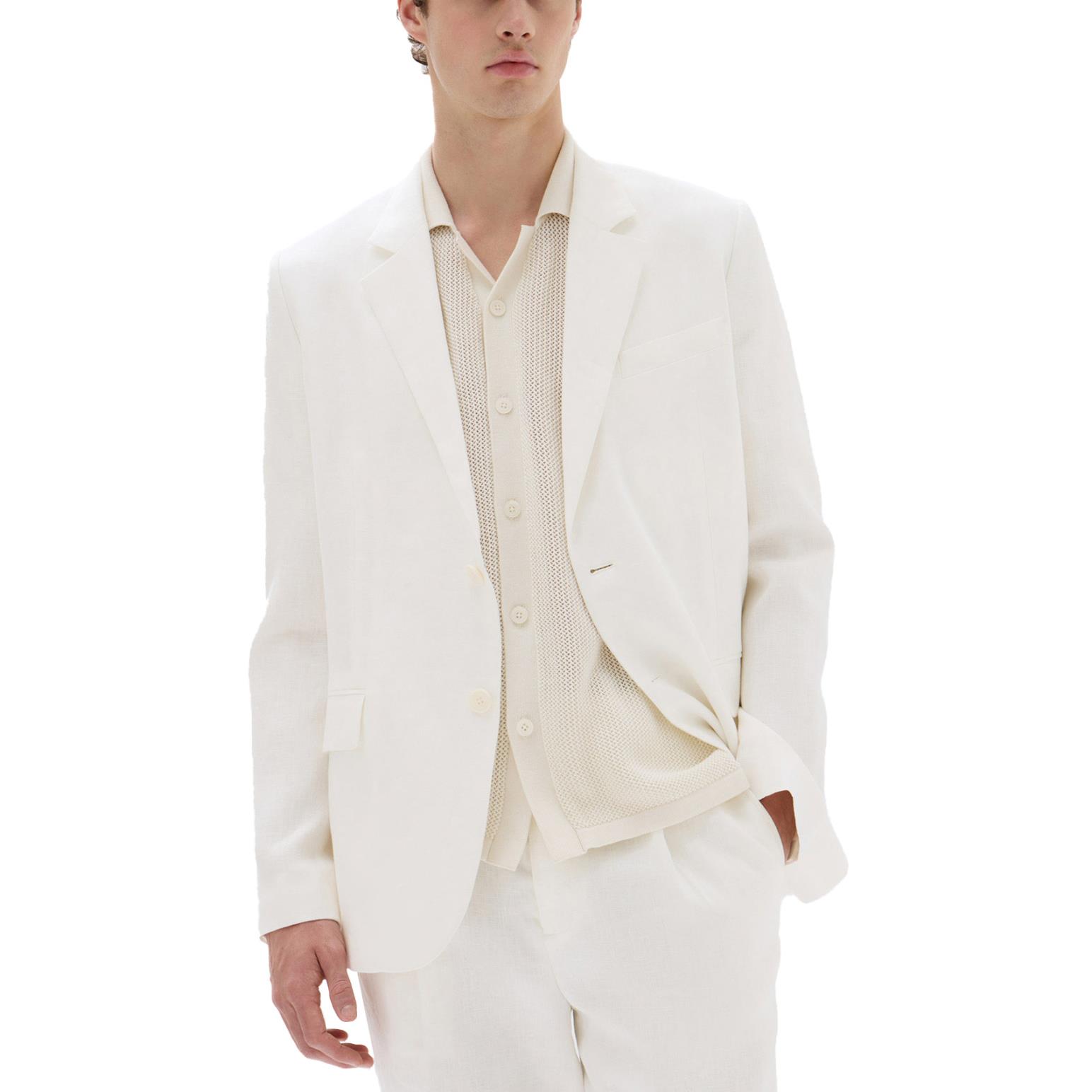 Assembly Label Ellis Linen Jacket Cream