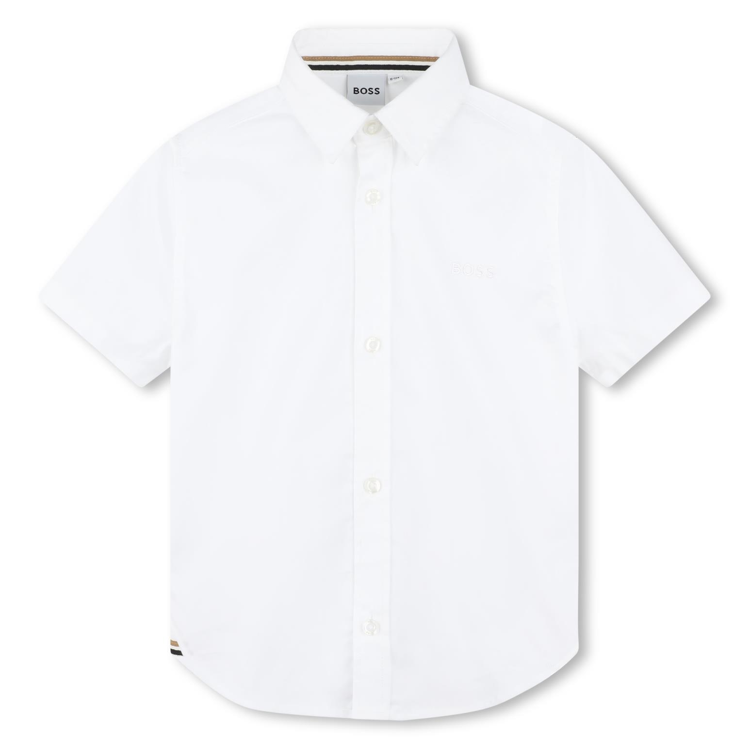 Hugo Boss Ss Oxford Emb Shirt 6 - 8Y