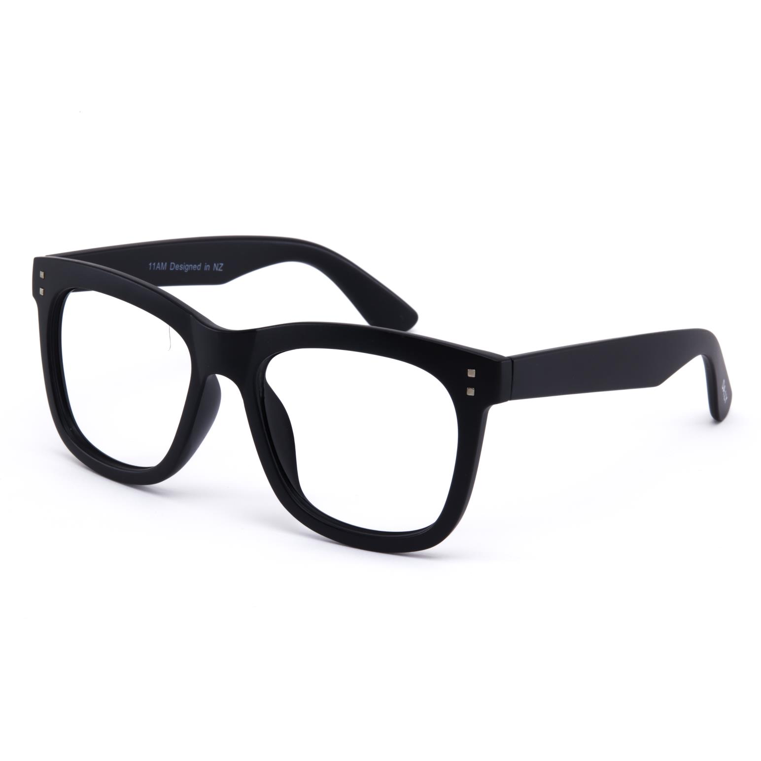 Daily Eyewear 11am - Black Reading Glasses