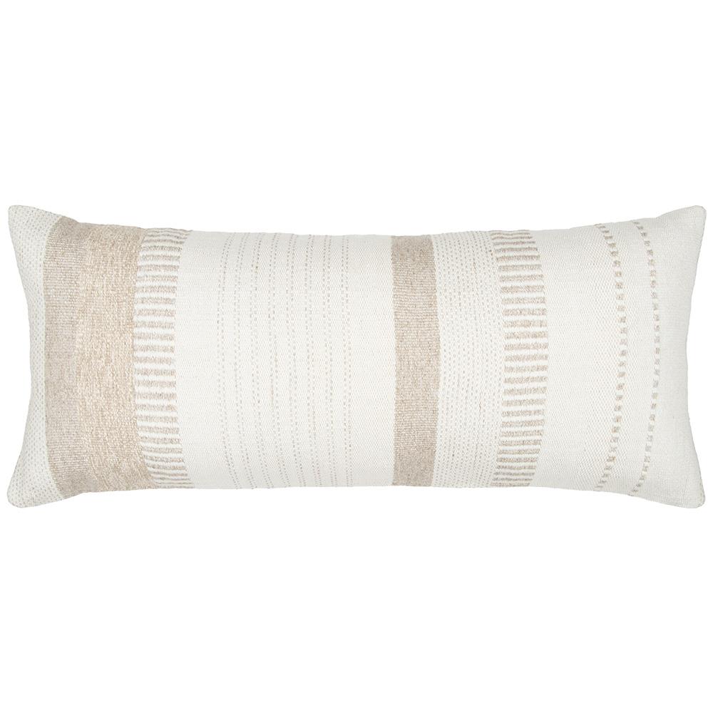 Baya Bettie Cushion With Feather Inner - Oatmeal 40X90cm