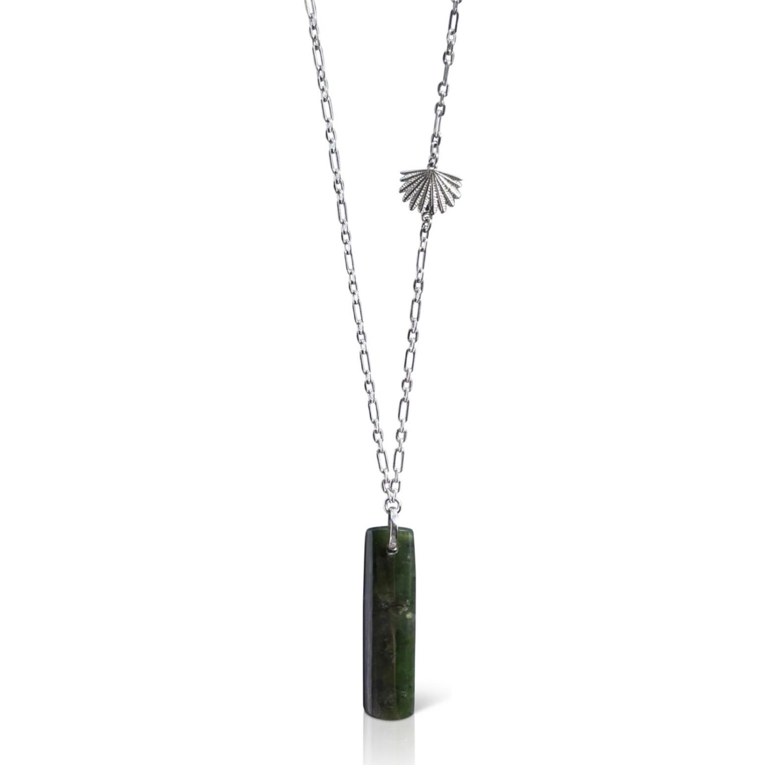 Boh Runga Pounamu Piwakawaka Drop Pendant