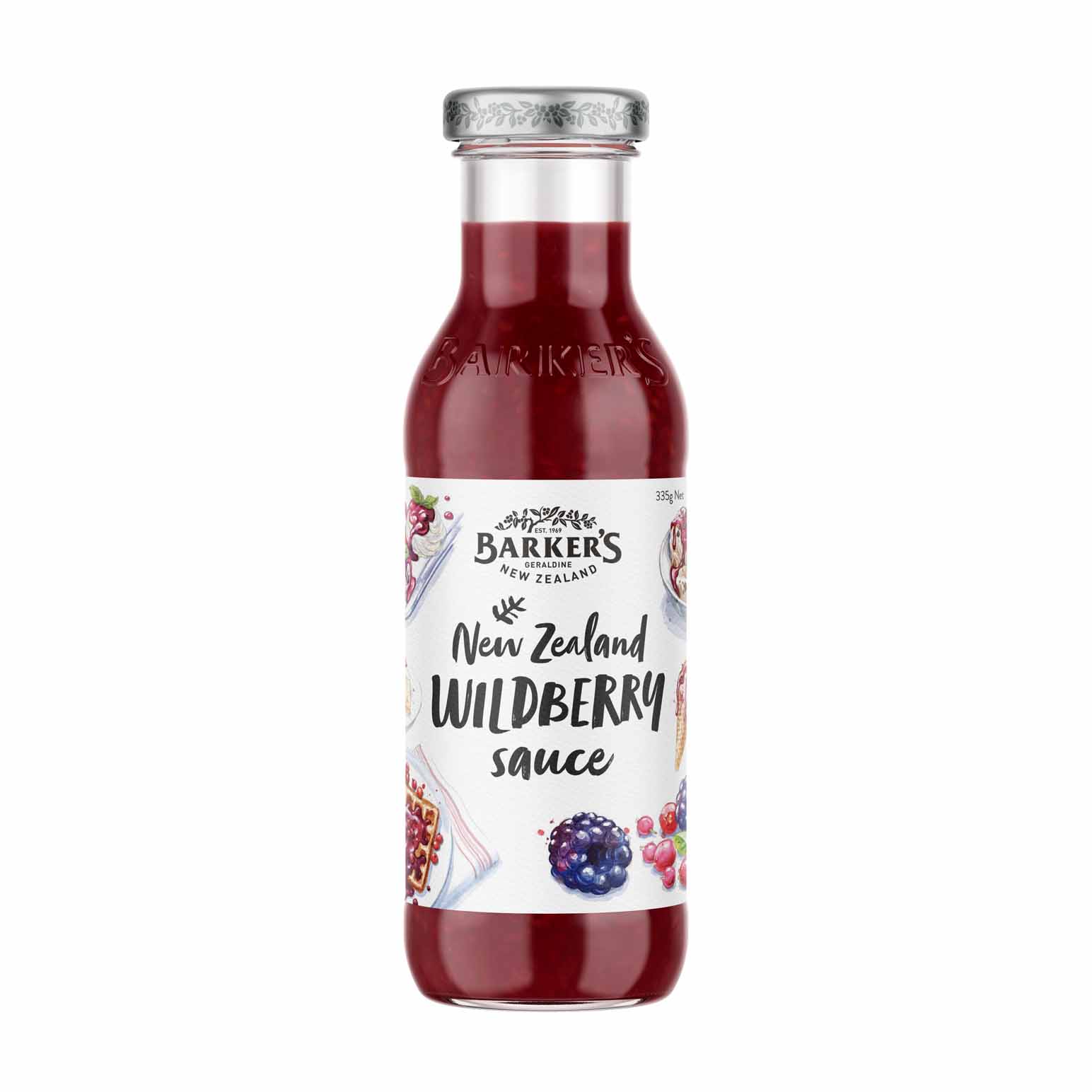 Barker's Dessert Sauce Wildberry 335g