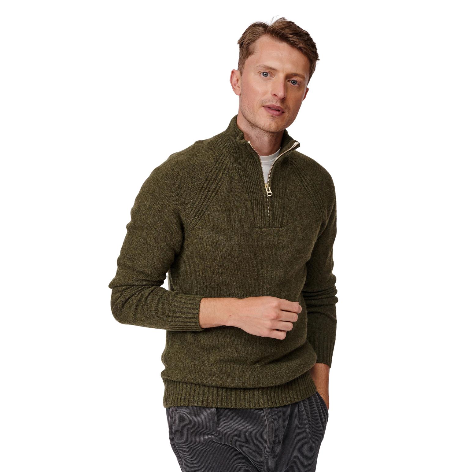 Aubin Pelham Zip Neck Jumper