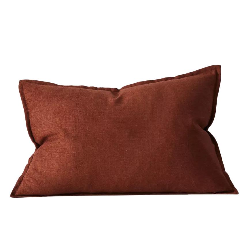 Weave Home Fiore Linen Blend Chenille Cushion 40cm x 60cm