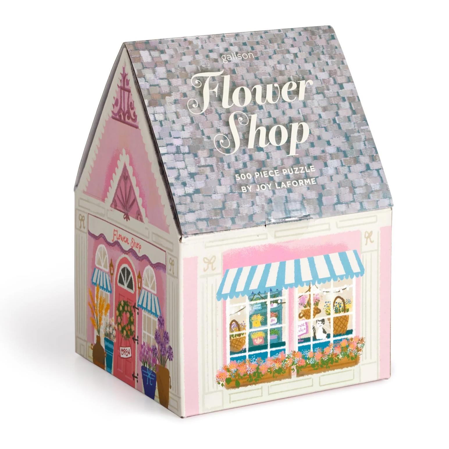 Galison Joy Laforme Flower Shop 500 Piece House Puzzle