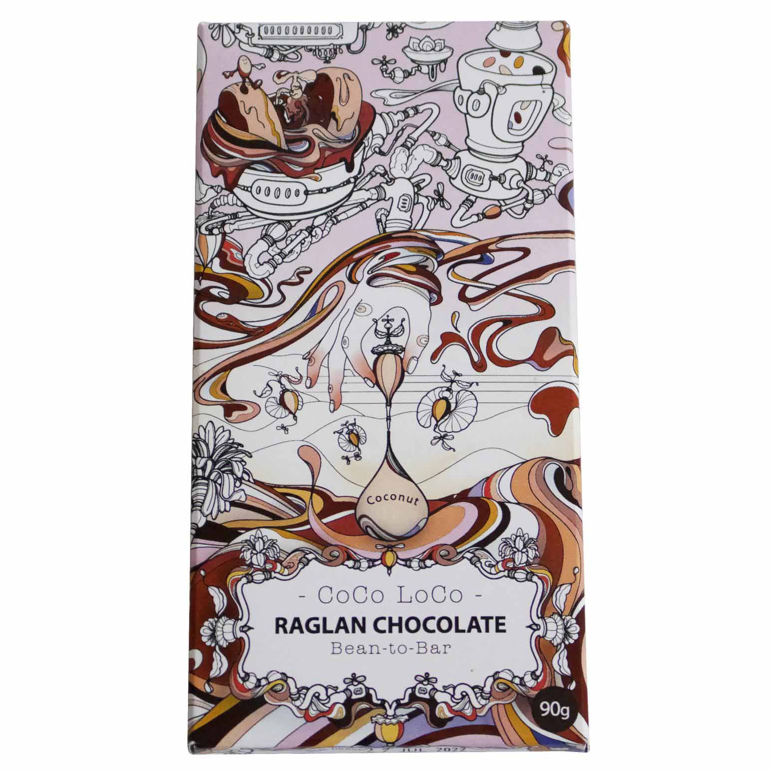 Raglan Chocolate CocoLoco (Vegan Coconut Rough) 90g