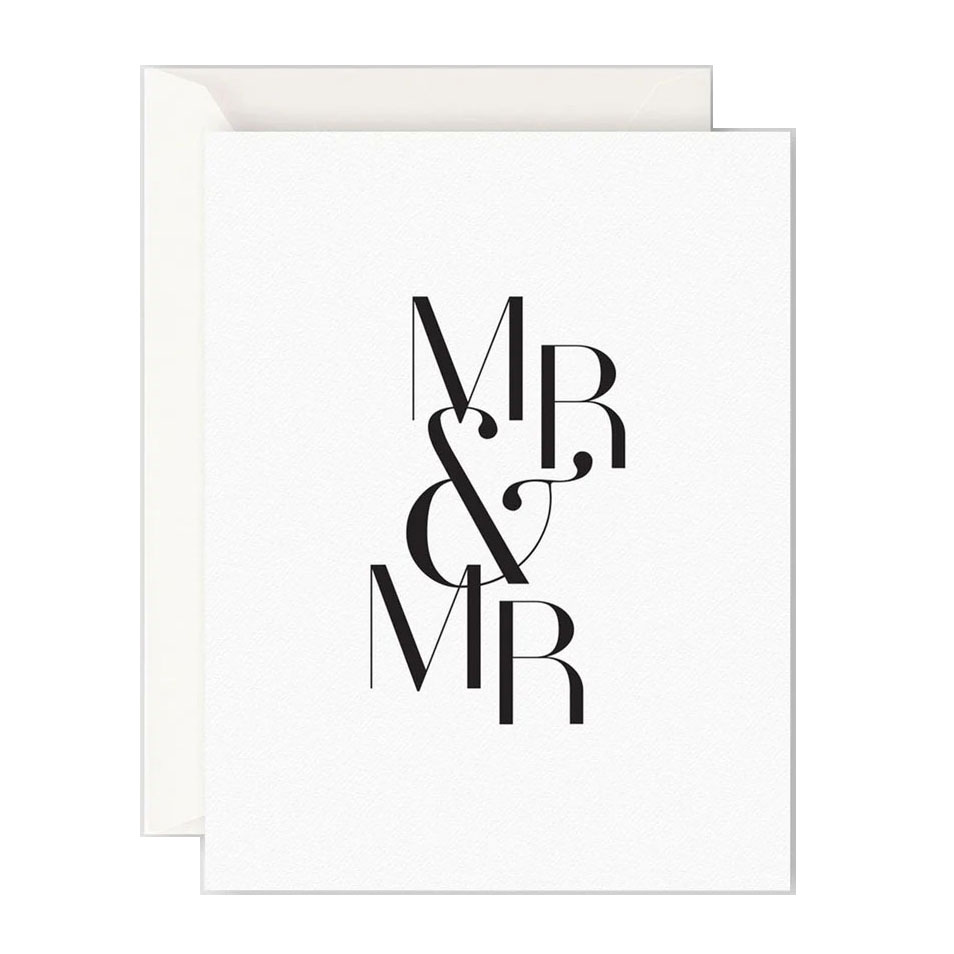 Father Rabbit Stationery Mr & Mr Card