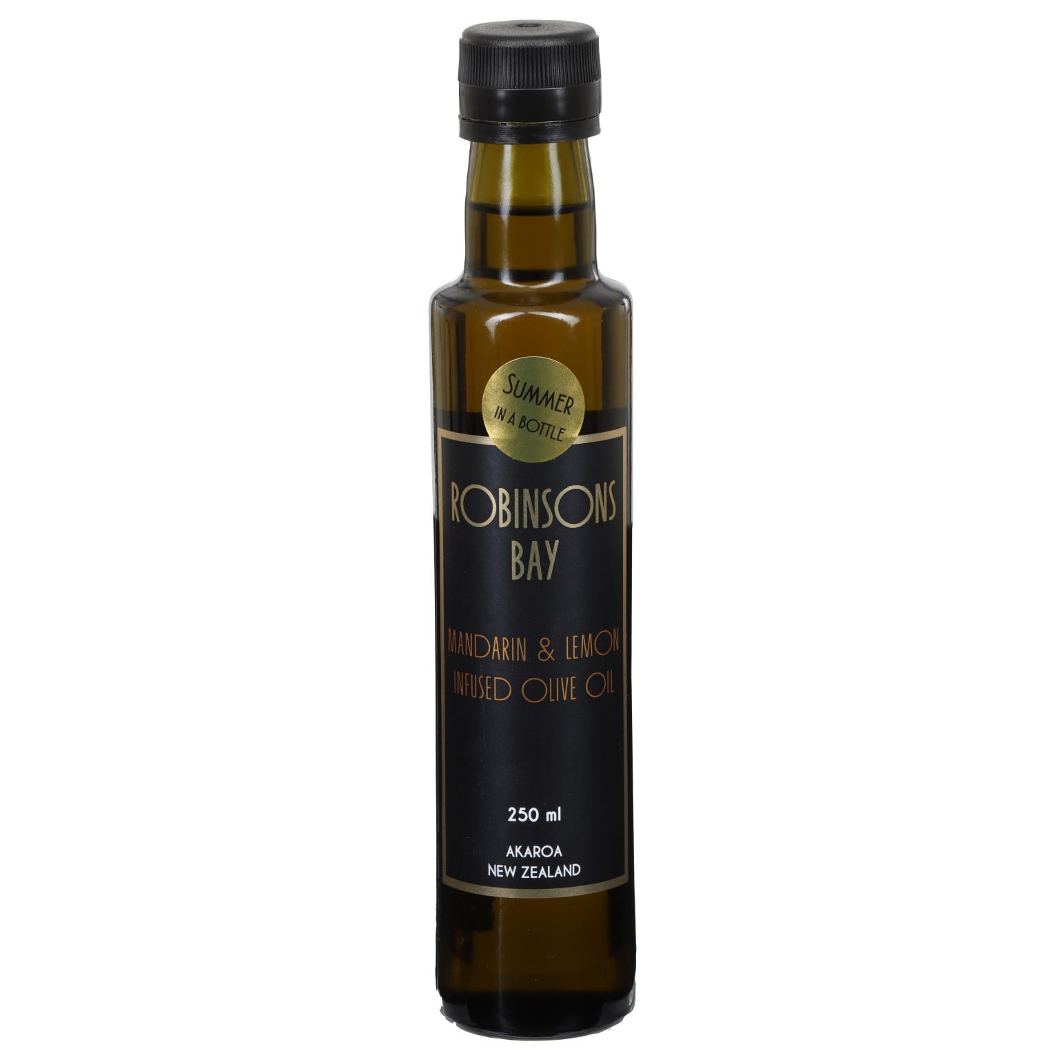 Robinsons Bay Olives Mandarin & Lemon Infused Olive Oil 250ml