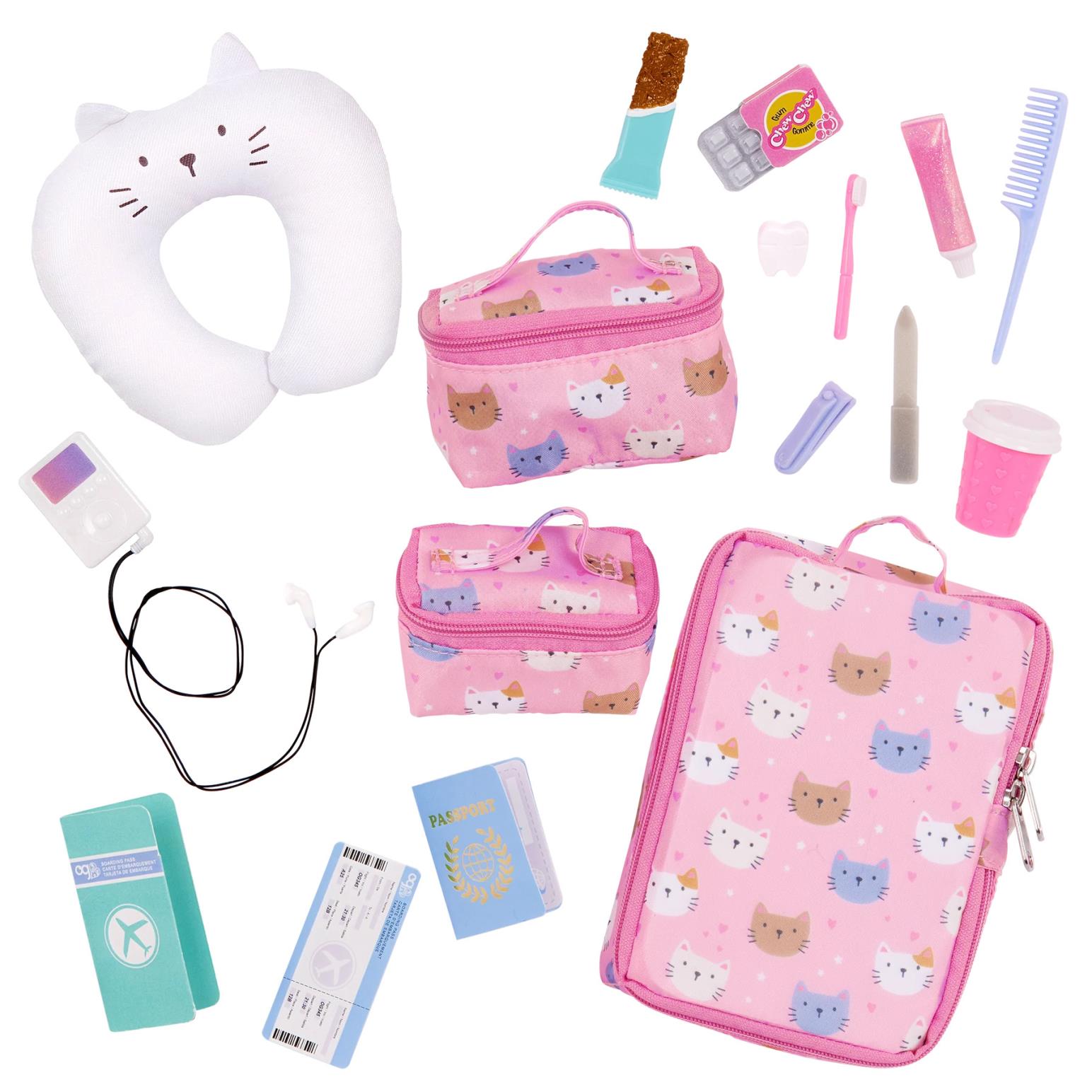 Our Generation Accessory Travel Set - Purrfectly Packed