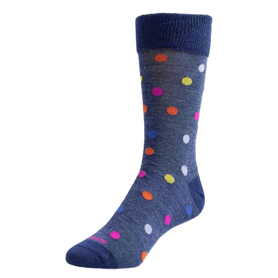 NZ Socks Mens Merino Socks - Polka Spot