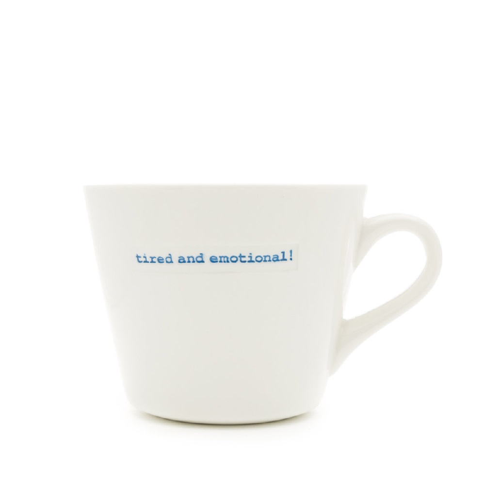 Keith Brymer Jones Tired And Emotional Bucket Mug