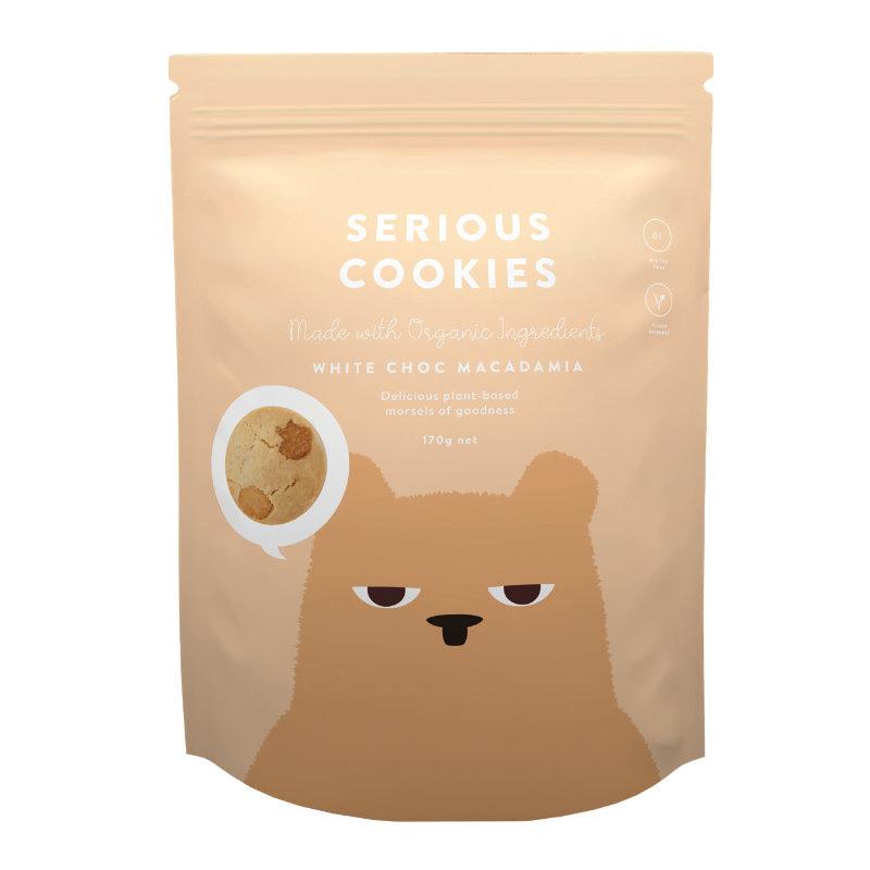 Serious White Choc Macadamia Cookies 170g